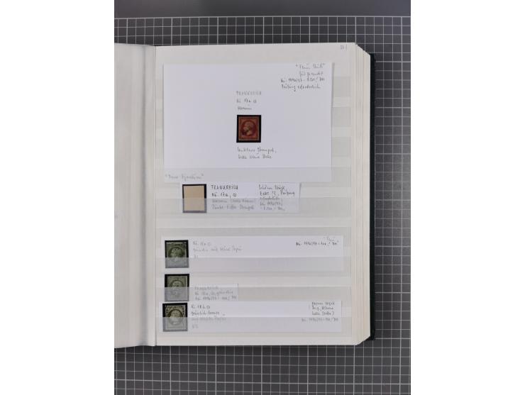 1800/1980(ca.), reichhaltige gestempelte Partie mit Marken und vielen Briefen (meist bis 1900) in 7 Steckbüchern und 2 Ordner
