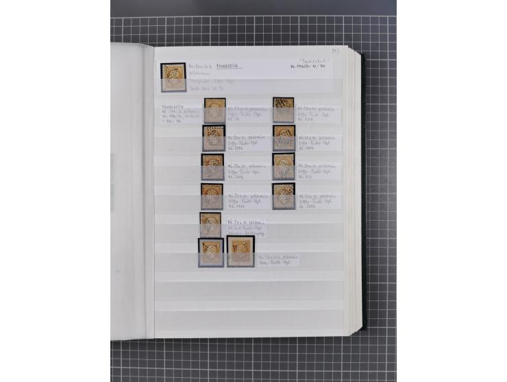 1800/1980(ca.), reichhaltige gestempelte Partie mit Marken und vielen Briefen (meist bis 1900) in 7 Steckbüchern und 2 Ordner