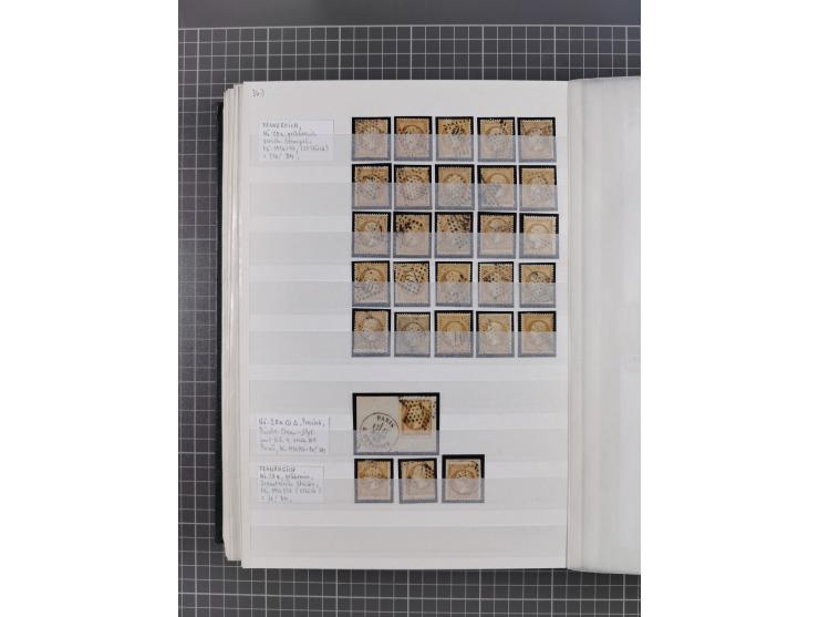 1800/1980(ca.), reichhaltige gestempelte Partie mit Marken und vielen Briefen (meist bis 1900) in 7 Steckbüchern und 2 Ordner