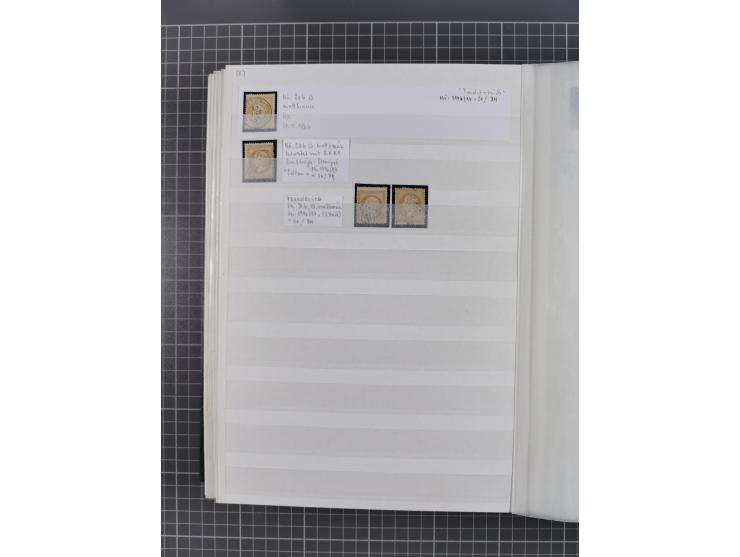 1800/1980(ca.), reichhaltige gestempelte Partie mit Marken und vielen Briefen (meist bis 1900) in 7 Steckbüchern und 2 Ordner