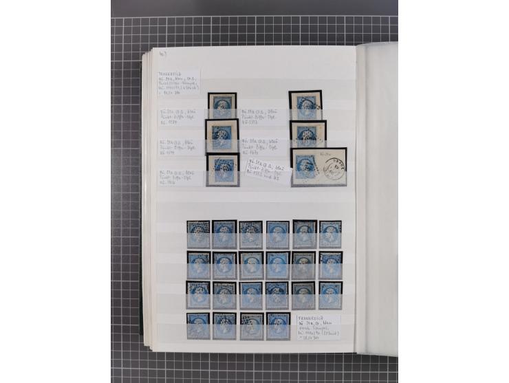 1800/1980(ca.), reichhaltige gestempelte Partie mit Marken und vielen Briefen (meist bis 1900) in 7 Steckbüchern und 2 Ordner