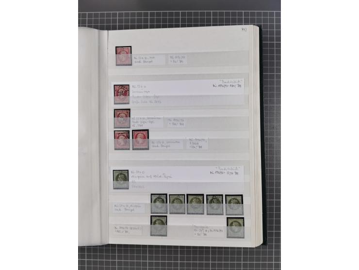 1800/1980(ca.), reichhaltige gestempelte Partie mit Marken und vielen Briefen (meist bis 1900) in 7 Steckbüchern und 2 Ordner