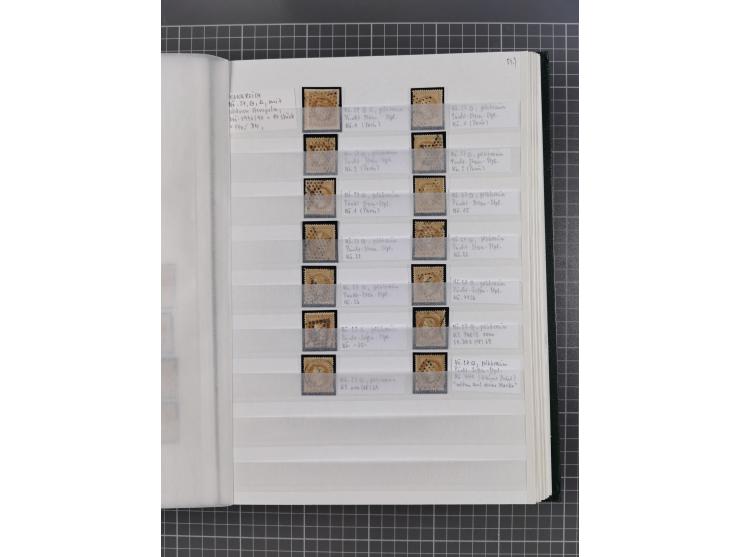 1800/1980(ca.), reichhaltige gestempelte Partie mit Marken und vielen Briefen (meist bis 1900) in 7 Steckbüchern und 2 Ordner