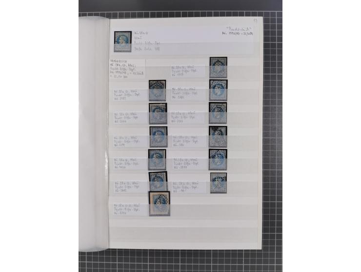 1800/1980(ca.), reichhaltige gestempelte Partie mit Marken und vielen Briefen (meist bis 1900) in 7 Steckbüchern und 2 Ordner