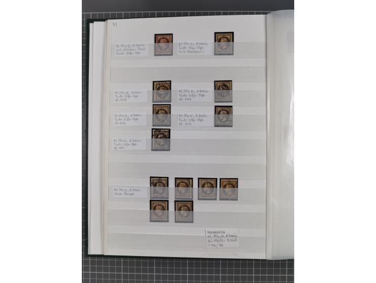 1800/1980(ca.), reichhaltige gestempelte Partie mit Marken und vielen Briefen (meist bis 1900) in 7 Steckbüchern und 2 Ordner