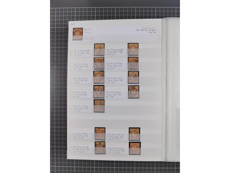 1800/1980(ca.), reichhaltige gestempelte Partie mit Marken und vielen Briefen (meist bis 1900) in 7 Steckbüchern und 2 Ordner