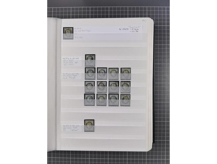 1800/1980(ca.), reichhaltige gestempelte Partie mit Marken und vielen Briefen (meist bis 1900) in 7 Steckbüchern und 2 Ordner