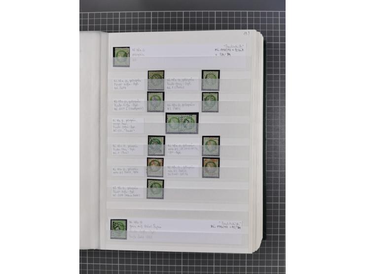 1800/1980(ca.), reichhaltige gestempelte Partie mit Marken und vielen Briefen (meist bis 1900) in 7 Steckbüchern und 2 Ordner