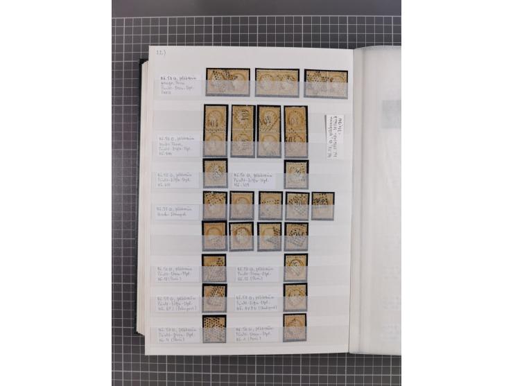 1800/1980(ca.), reichhaltige gestempelte Partie mit Marken und vielen Briefen (meist bis 1900) in 7 Steckbüchern und 2 Ordner