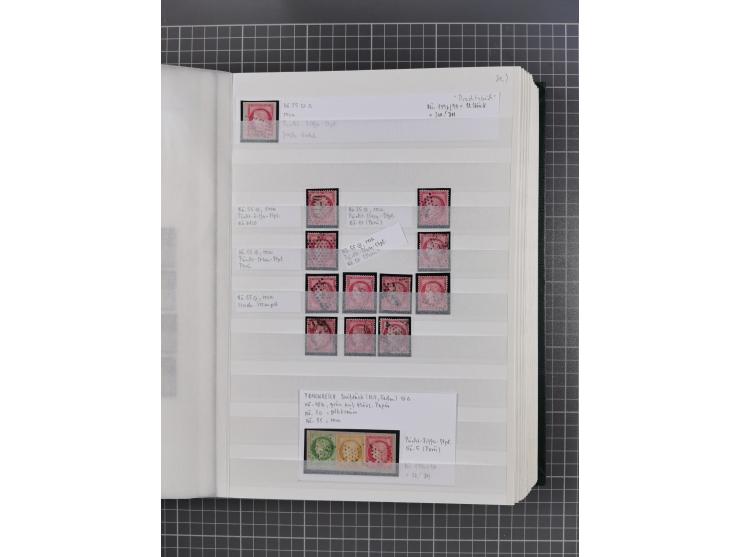 1800/1980(ca.), reichhaltige gestempelte Partie mit Marken und vielen Briefen (meist bis 1900) in 7 Steckbüchern und 2 Ordner