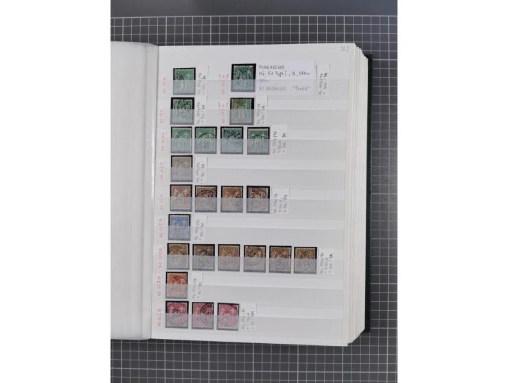 1800/1980(ca.), reichhaltige gestempelte Partie mit Marken und vielen Briefen (meist bis 1900) in 7 Steckbüchern und 2 Ordner