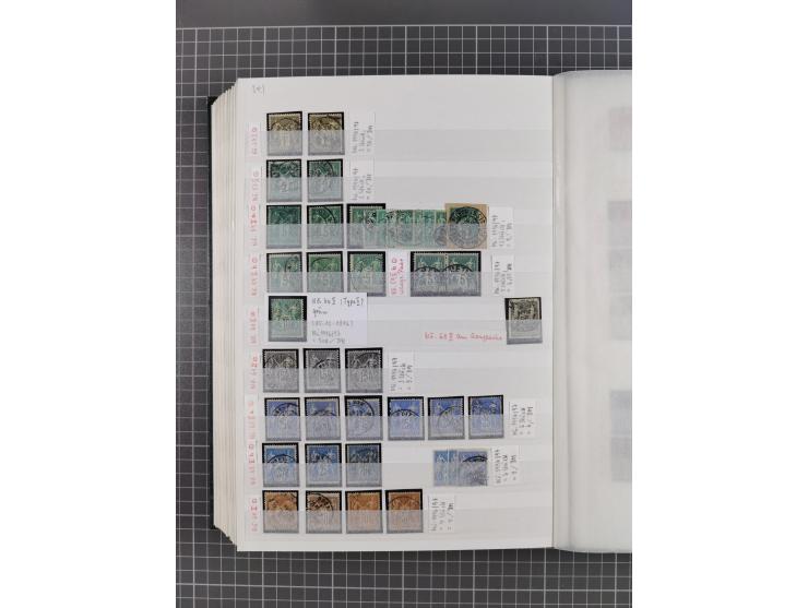 1800/1980(ca.), reichhaltige gestempelte Partie mit Marken und vielen Briefen (meist bis 1900) in 7 Steckbüchern und 2 Ordner