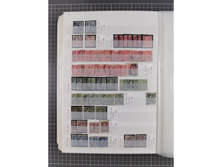1800/1980(ca.), reichhaltige gestempelte Partie mit Marken und vielen Briefen (meist bis 1900) in 7 Steckbüchern und 2 Ordner