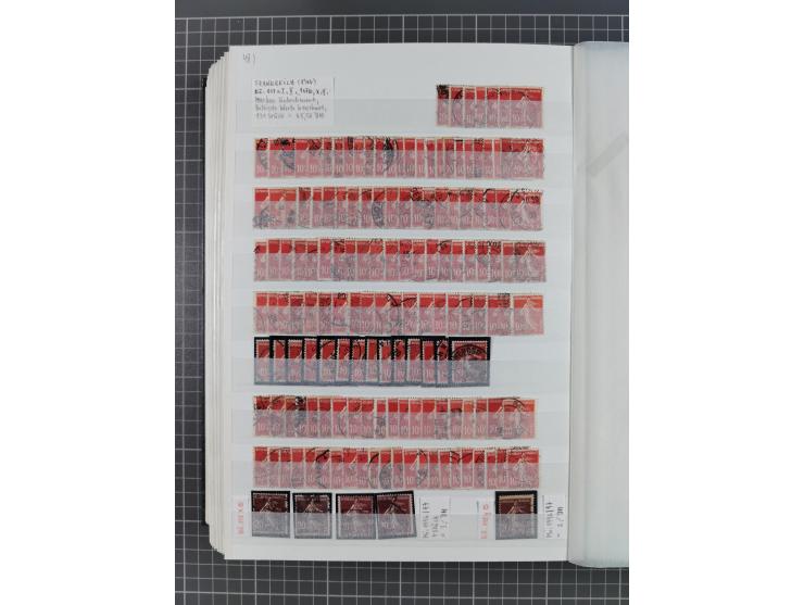 1800/1980(ca.), reichhaltige gestempelte Partie mit Marken und vielen Briefen (meist bis 1900) in 7 Steckbüchern und 2 Ordner