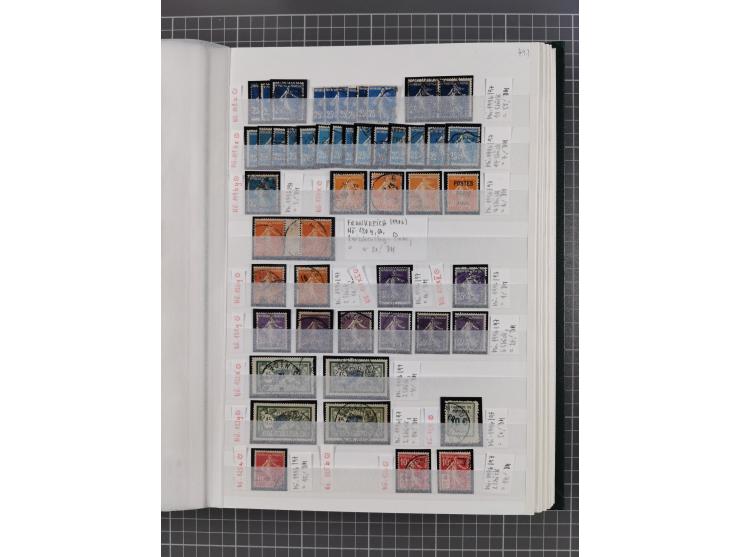 1800/1980(ca.), reichhaltige gestempelte Partie mit Marken und vielen Briefen (meist bis 1900) in 7 Steckbüchern und 2 Ordner