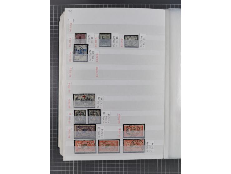 1800/1980(ca.), reichhaltige gestempelte Partie mit Marken und vielen Briefen (meist bis 1900) in 7 Steckbüchern und 2 Ordner