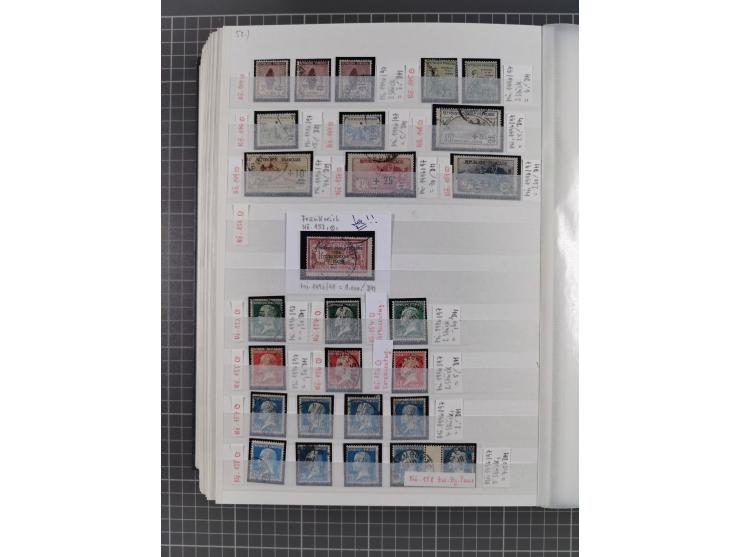 1800/1980(ca.), reichhaltige gestempelte Partie mit Marken und vielen Briefen (meist bis 1900) in 7 Steckbüchern und 2 Ordner