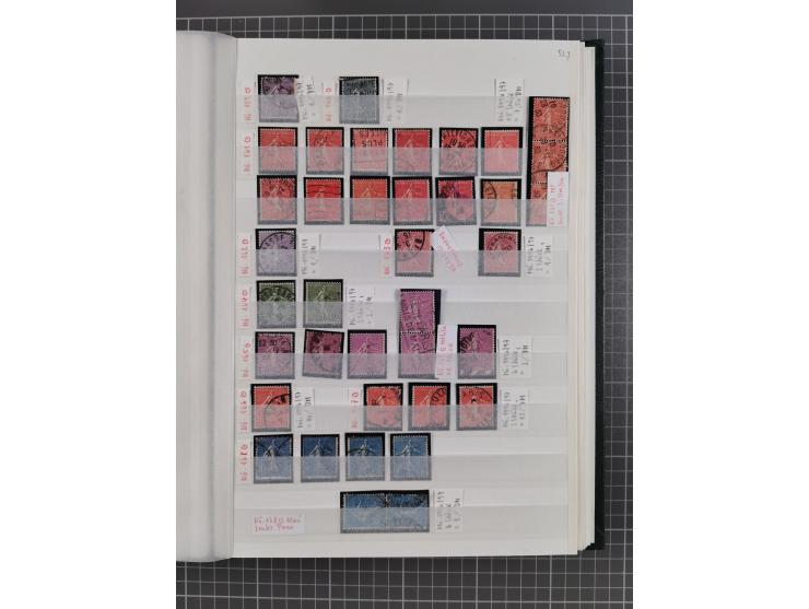 1800/1980(ca.), reichhaltige gestempelte Partie mit Marken und vielen Briefen (meist bis 1900) in 7 Steckbüchern und 2 Ordner