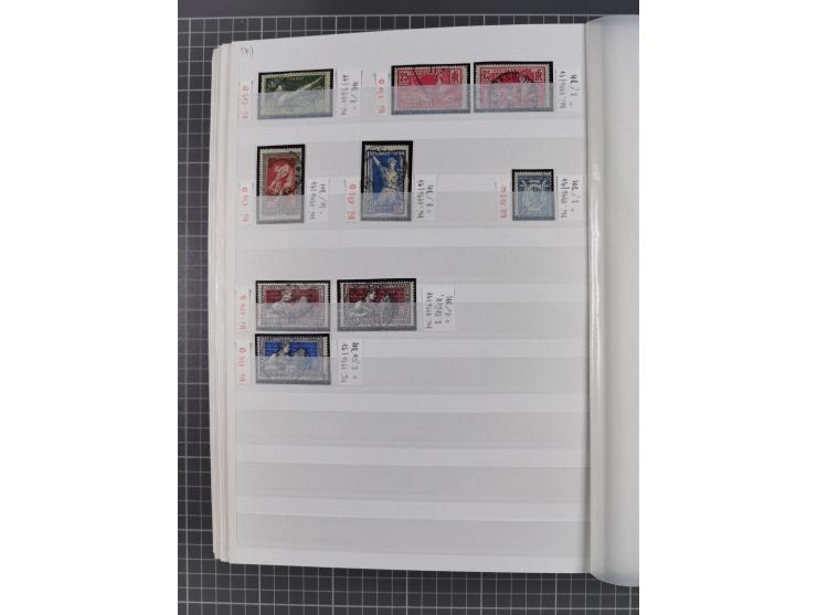 1800/1980(ca.), reichhaltige gestempelte Partie mit Marken und vielen Briefen (meist bis 1900) in 7 Steckbüchern und 2 Ordner