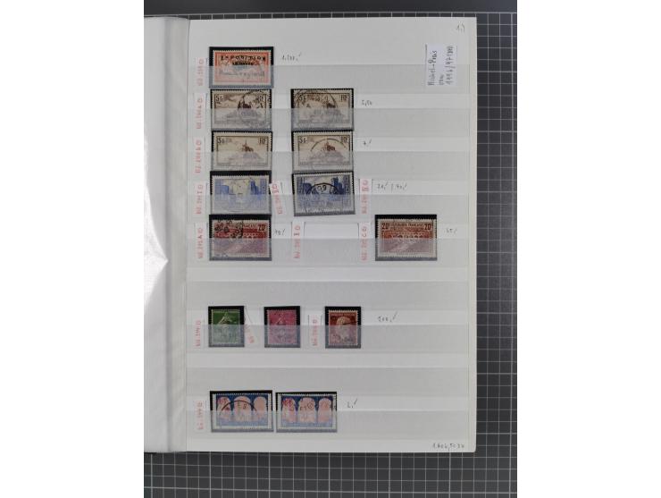 1800/1980(ca.), reichhaltige gestempelte Partie mit Marken und vielen Briefen (meist bis 1900) in 7 Steckbüchern und 2 Ordner