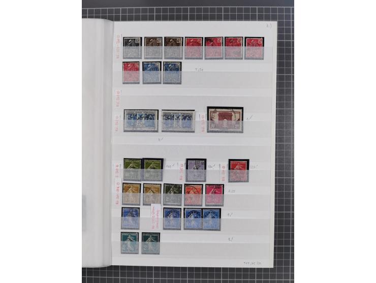 1800/1980(ca.), reichhaltige gestempelte Partie mit Marken und vielen Briefen (meist bis 1900) in 7 Steckbüchern und 2 Ordner