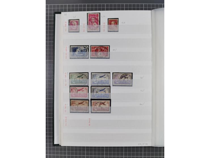 1800/1980(ca.), reichhaltige gestempelte Partie mit Marken und vielen Briefen (meist bis 1900) in 7 Steckbüchern und 2 Ordner