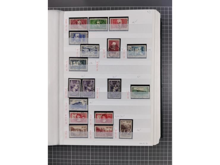 1800/1980(ca.), reichhaltige gestempelte Partie mit Marken und vielen Briefen (meist bis 1900) in 7 Steckbüchern und 2 Ordner