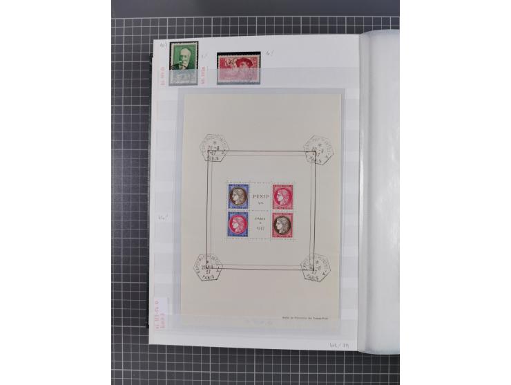 1800/1980(ca.), reichhaltige gestempelte Partie mit Marken und vielen Briefen (meist bis 1900) in 7 Steckbüchern und 2 Ordner