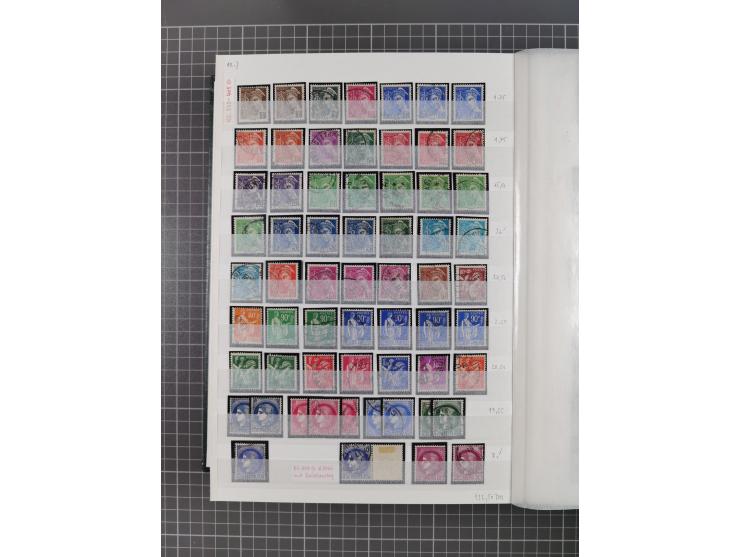 1800/1980(ca.), reichhaltige gestempelte Partie mit Marken und vielen Briefen (meist bis 1900) in 7 Steckbüchern und 2 Ordner