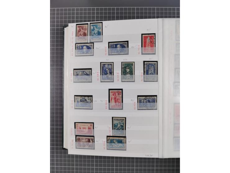 1800/1980(ca.), reichhaltige gestempelte Partie mit Marken und vielen Briefen (meist bis 1900) in 7 Steckbüchern und 2 Ordner