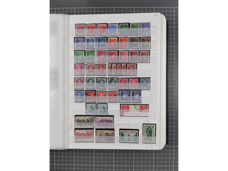 1800/1980(ca.), reichhaltige gestempelte Partie mit Marken und vielen Briefen (meist bis 1900) in 7 Steckbüchern und 2 Ordner