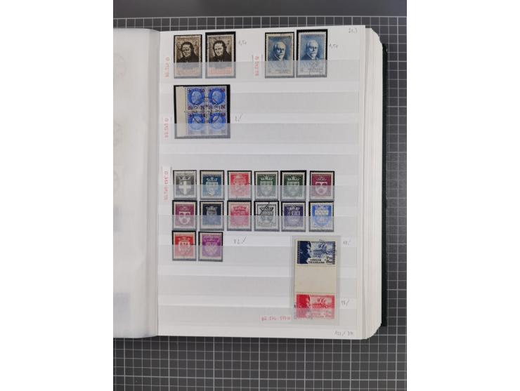 1800/1980(ca.), reichhaltige gestempelte Partie mit Marken und vielen Briefen (meist bis 1900) in 7 Steckbüchern und 2 Ordner