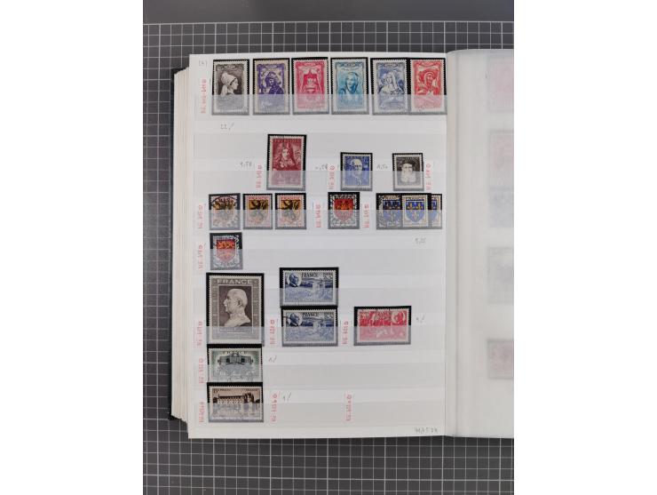 1800/1980(ca.), reichhaltige gestempelte Partie mit Marken und vielen Briefen (meist bis 1900) in 7 Steckbüchern und 2 Ordner