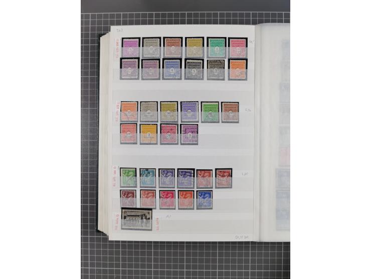 1800/1980(ca.), reichhaltige gestempelte Partie mit Marken und vielen Briefen (meist bis 1900) in 7 Steckbüchern und 2 Ordner