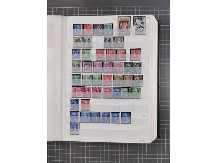 1800/1980(ca.), reichhaltige gestempelte Partie mit Marken und vielen Briefen (meist bis 1900) in 7 Steckbüchern und 2 Ordner