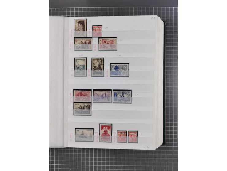 1800/1980(ca.), reichhaltige gestempelte Partie mit Marken und vielen Briefen (meist bis 1900) in 7 Steckbüchern und 2 Ordner