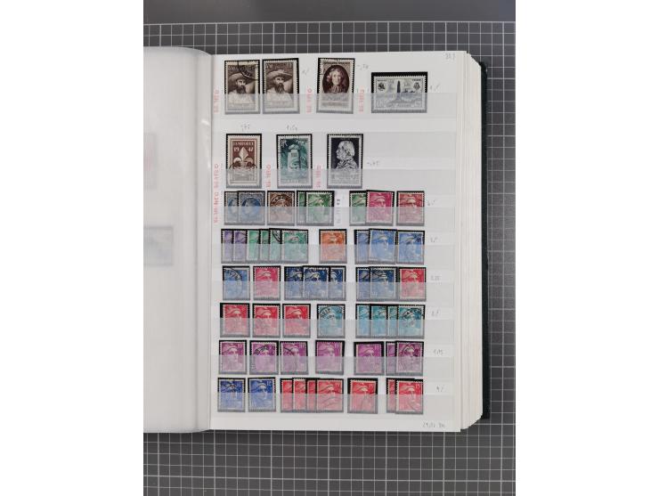 1800/1980(ca.), reichhaltige gestempelte Partie mit Marken und vielen Briefen (meist bis 1900) in 7 Steckbüchern und 2 Ordner