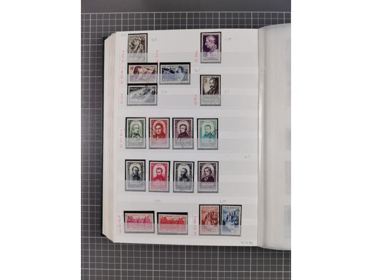 1800/1980(ca.), reichhaltige gestempelte Partie mit Marken und vielen Briefen (meist bis 1900) in 7 Steckbüchern und 2 Ordner