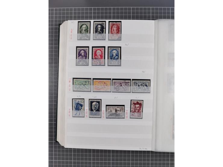 1800/1980(ca.), reichhaltige gestempelte Partie mit Marken und vielen Briefen (meist bis 1900) in 7 Steckbüchern und 2 Ordner