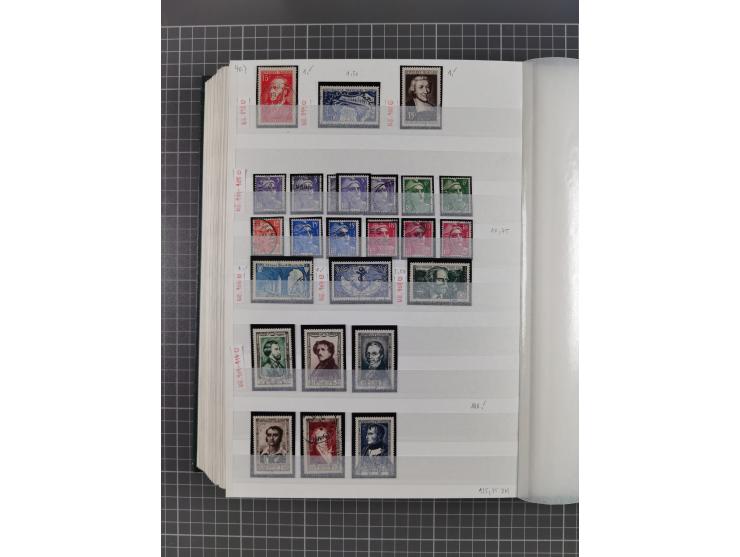 1800/1980(ca.), reichhaltige gestempelte Partie mit Marken und vielen Briefen (meist bis 1900) in 7 Steckbüchern und 2 Ordner