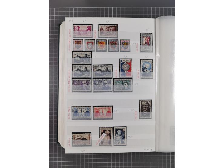 1800/1980(ca.), reichhaltige gestempelte Partie mit Marken und vielen Briefen (meist bis 1900) in 7 Steckbüchern und 2 Ordner