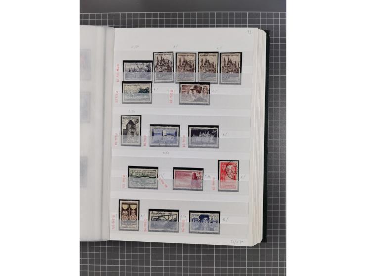 1800/1980(ca.), reichhaltige gestempelte Partie mit Marken und vielen Briefen (meist bis 1900) in 7 Steckbüchern und 2 Ordner