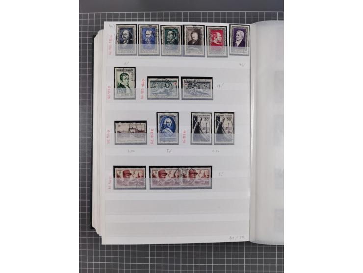 1800/1980(ca.), reichhaltige gestempelte Partie mit Marken und vielen Briefen (meist bis 1900) in 7 Steckbüchern und 2 Ordner