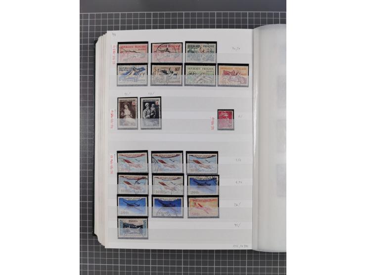 1800/1980(ca.), reichhaltige gestempelte Partie mit Marken und vielen Briefen (meist bis 1900) in 7 Steckbüchern und 2 Ordner