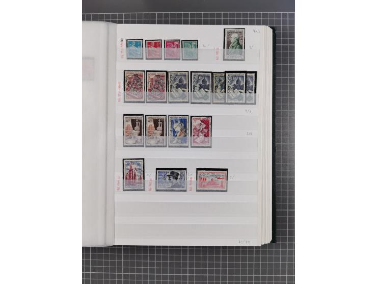 1800/1980(ca.), reichhaltige gestempelte Partie mit Marken und vielen Briefen (meist bis 1900) in 7 Steckbüchern und 2 Ordner