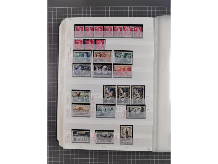 1800/1980(ca.), reichhaltige gestempelte Partie mit Marken und vielen Briefen (meist bis 1900) in 7 Steckbüchern und 2 Ordner