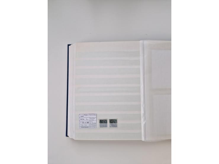 Baden bis Taxis, ungebrauchte und gestempelte Sammlungsbestand, jedes Stück mit ausführlicher Beschriftung auf Karten montier