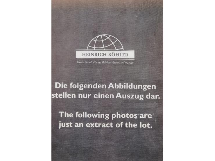 1820/1923, ungebrauchter und meist gestempelter, umfangreicher Sammlungsbestand von Marken und Briefen, jedes Stück mit ausfü