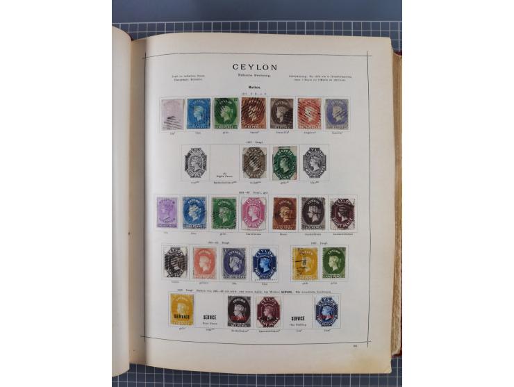 1854/90 (ca.), Afghanistan to Zululand, magnificent unused and used collection, only classical and semi-classical issues nice