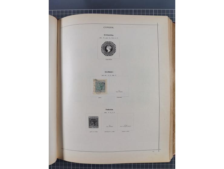 1854/90 (ca.), Afghanistan to Zululand, magnificent unused and used collection, only classical and semi-classical issues nice